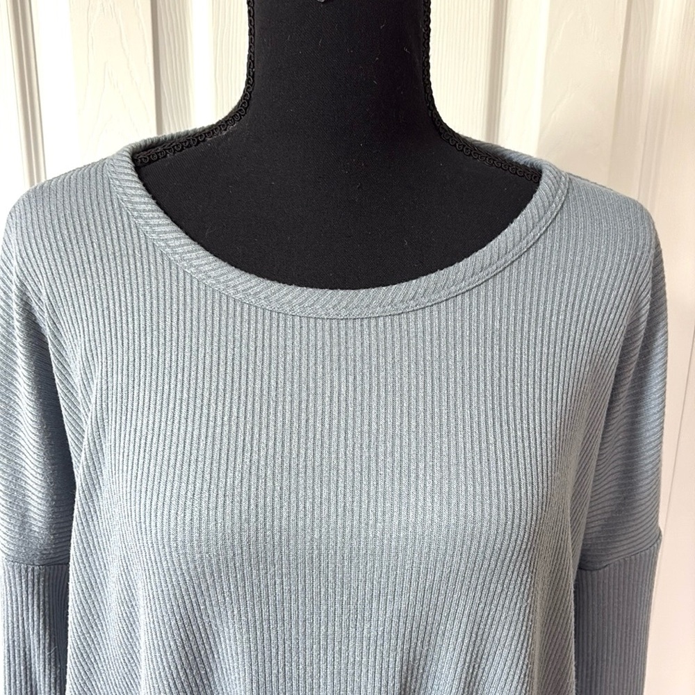 rag & bone Ribbed Drop Shoulder Top - Picture 6 of 14